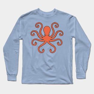 Octopus Middle Fingers Long Sleeve T-Shirt